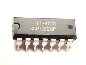 M5228P "Original" Mitsubishi 14P DIP IC 1 pieza - Imagen 1 de 1