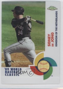 2009 Topps Chrome World Baseball Classic Refractor /500 Sidney de Jong #W64