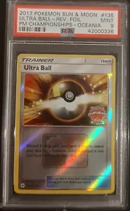 PSA 9 Ultra Ball Pokemon Oceania International Championships VERY RARE! LOW POP - Picture 1 of 1