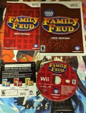 Family Feud -- 2010 Edition (Nintendo Wii 2009) Wii CIB Complete Tested Working 