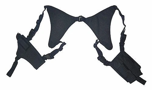 Concealed Double Shoulder Holster w/ Pouch Fits Large Framed 1911s Size 28 268B - Image 1 of 1