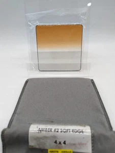 Schneider 4x4" Soft Edge Graduated Amber 2 Filter Grad SE MFR #68-113544 - Picture 1 of 6