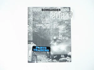 Original Bombardier ATV Tarifa Plana Horario Manual de Trabajo 2004 Outlander Rally - Imagen 1 de 1