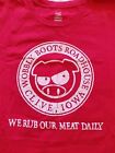 Wobbly Boots Roadhouse Red T-shirt size 2XL