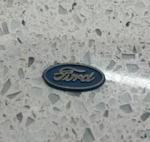 Ford Motor Company Rubber Button Charm Mini Sign RARE 1" wide - Picture 1 of 4