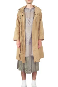 Issey Miyake hooded raincoat with full length zips  - Picture 1 of 21