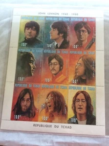 John Lennon Collectible Stamps - Picture 1 of 5
