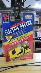 Fast Trackers Yellow Ford Boss Mustang Slot Car LIFE LIKE NEW CASE FRESH QIK SH - Picture 1 of 5