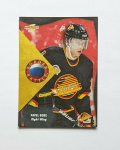 1995-96 SCORE BORDER BATTLE #11 PAVEL BURE Vancouver Canucks Hockey Card