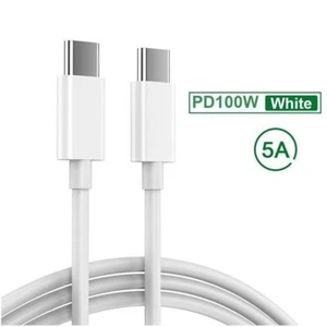 Cable Cordon 5A USB-C Charge Rapide 100W Pour Chargeur Ultra Fast Samsung Huawei - Photo 1/1