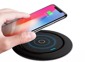 Wireless Charger Qi Ladegerät Kabellos Ladestation 15W für iPhone Samsung Huawei