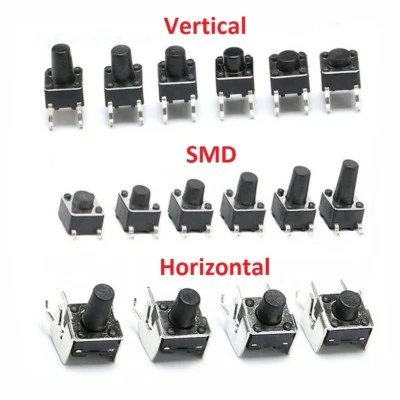 Momentary Tactile Push Button Switch Vertical/SMD/Horizontal Mini Micro PCB - Image 1 of 4