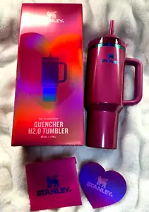 Stanley Berry Truffle 40 oz SS H2.0 Flowstate Bicchiere Estintore San Valentino💖 - Foto 1 di 21