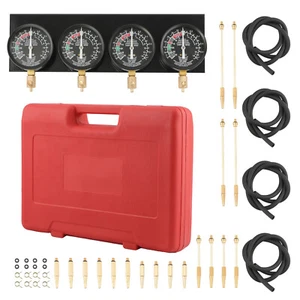4x Fuel Vacuum Carburetor Synchronizer Tools Carb Sync Gauge 4 Cylinder Tool - Bild 1 von 10