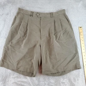 Callaway Herringbone Golf Shorts Mens Sz 36 Micro Modal Short Pants Olive Green - Picture 1 of 8