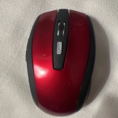 iHome Ergonomic Wireless Desktop Mouse For Windows Red  USB connection GH - Image 1 of 3