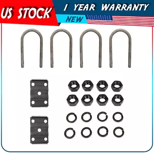 Trailer U Bolt Kit For 7000 lb 3" Round Trailer Axle 7" Long M14X2 Diameter - Foto 1 di 5