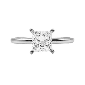 1,12 Karat VS2 E IGI Lab Grown Diamant 14K WG Ring - Bild 1 von 4