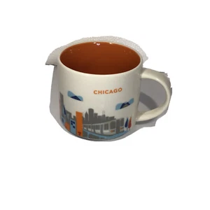 Starbucks Chicago USA 'You are Here' Collector Series Coffee Mug 14oz VGUC - Picture 1 of 6