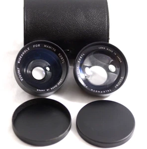 MAMIYA 528TL CAMERA VIVITAR AUXILIARY WIDE ANGLE AND TELEPHOTO LENS SET - Picture 1 of 3