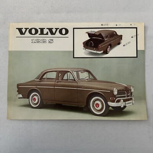 Volvo 122S Sedan Car Sales Brochure Catalog Vintage Advertising Volvo 122 S - Picture 1 of 4