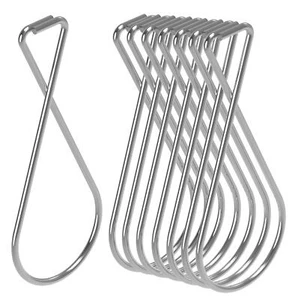 Ceiling Hook Clips- 100 Pack Drop Ceiling Hanger Hooks Hanging on Suspended C... - Picture 1 of 5