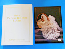 Annie's 1992 Calendar Bed Doll 13 Crochet Patterns 4 BARBIE 11 1/2" Fashion NEW