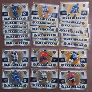 2022-23 Upper Deck MVP Pinpoints Complete Gold SP Set 25 Cards - Picture 1 of 1