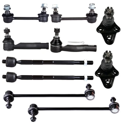 10x barras estabilizadoras delanteras traseras rótulas barras de amarre para Toyota RAV4 2001 2002 2003 Foto 1 de 4