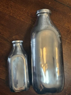 COMO NUEVO RARO Vintage Retro Aluminio Metal Botella de Leche Carnaval MCM Granja Foto 1 de 4