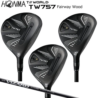 HONMA TW757 Fairwaywood 5W 18deg RH VIZARD SHAFT for TW757 graphite Flex regular - Image 1 of 4