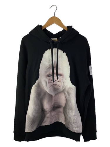 Felpa con cappuccio Burberry London Poulter Gorilla L cotone nero 4500524470