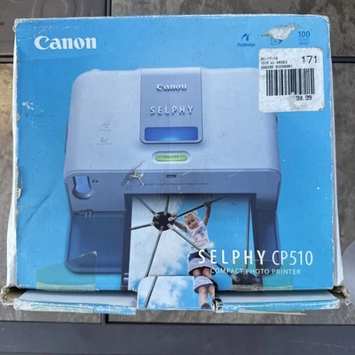 Canon Selphy CP510 Compact Photo Printer & Printer Paper - Image 1 of 4