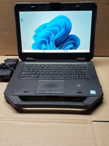 Dell Latitude 14 5414 Rugged 14" Core i7-6600U 2.60GHZ 16GB RAM  512GB SSD Win11 - Picture 1 of 6