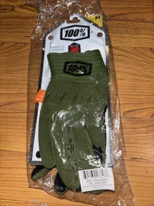 100% Cognito Smart Shock Gloves - Army, Full Finger, Men's, Medium - Picture 1 of 2