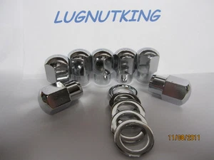 16 LUG NUTS 12 x 1.25 AMERICAN RACING TORQ THRUST D WHEELS W/ .68" OD/.55 LENGTH - Picture 1 of 1