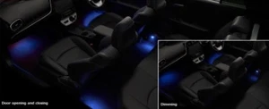 (NEW) JDM TOYOTA PRIUS ZVW50 51 55 INTERIOR ILLUMINATION BLUE GENUINE OEM - Picture 1 of 1