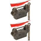 Decorative Metal Toolbox Jewelry Box Lock With Key Vintage Lock Wooden Box Lock