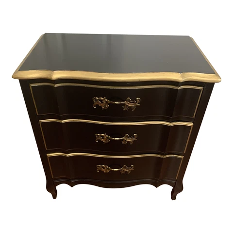 Mid Century French Nightstand End  Table Cover