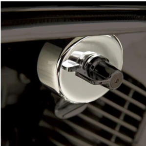 Show Chrome Fuel Shut Off COVER PLATE Honda VTX1300 Shadow 750 1100 ACE - Picture 1 of 1