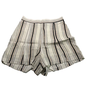 Madison & Berkely Pinstripe Shorts Womens Small Striped Vacation Resort Preppy - Picture 1 of 13