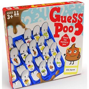 Guess Poo Guess Who It is Family Kids Boys Girls Board Poop Game Gift