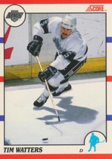 1990-91 Canadian Score #204 TIM WATTERS - Los Angeles Kings