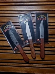 Good Cook Steakhouse Knife Stainless Steel 5" Serrated Big Blade Set Of 3 - Picture 1 of 3