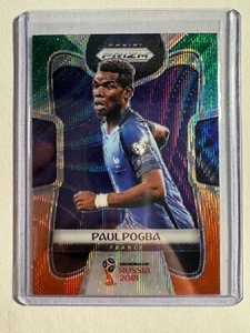 K181,802 - 2018 Panini Prizm World Cup Prizms Green & Orange Wave #74 Paul Pogba - Picture 1 of 1