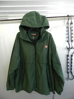 CHAQUETA ULTRA CLUB NYLON CON CAPUCHA VERDE HOMBRE LEIRYLAND SEED TALLA L NUEVA Foto 1 de 4