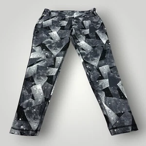 Danskin Now Dri More Active Sport Leggings schwarz grau geometrisches Muster Gr. L - Bild 1 von 12