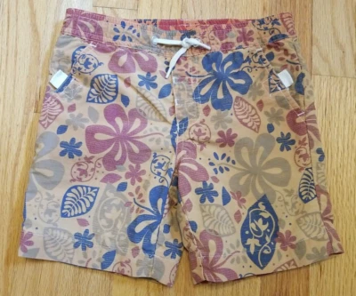 Pantalones Cortos de Natación Hanna Andersson Niños 90 3T Tropical Floral Cordón Bolsillos 22 x 5 Foto 1 de 4