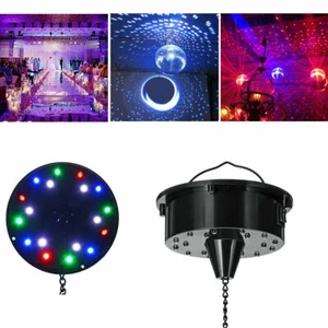 18 RGB LED Light Rotating Motor For Mirror Ball Stage KTV Party Sound Activated - Picture 1 of 6