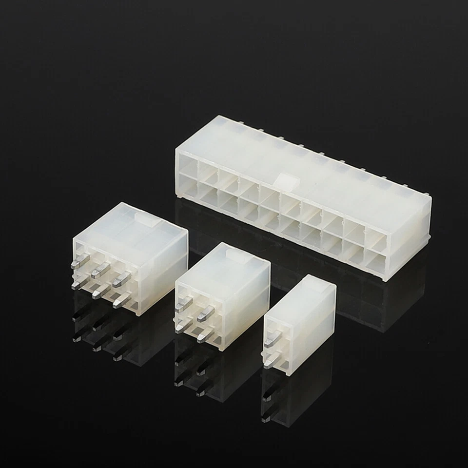 4.2MM Plug+Socket+Crimps Connector  2-24P Female Row Straight Pin Header Strip - Image 1 of 4